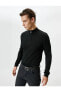 Фото #1 товара Свитер Koton HalfZip Textured Ribbed