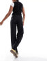 JJXX Mary high waisted tailored trousers in black