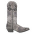 Фото #1 товара Laredo Sylvan Floral Embroidery Snip Toe Cowboy Womens Grey Casual Boots 54272