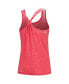 ფოტო #2 პროდუქტის Women's Scarlet Nebraska Huskers Stacked Name Racerback Tank Top