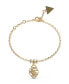 Fashion Gold Plated Heart Cage Bracelet JUBB03100JWYGS
