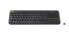 Фото #1 товара Logitech Wireless Touch Keyboard K400 Plus - Full-size (100%) - Wireless - RF Wireless - QWERTY - Black