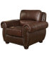 Фото #1 товара Arther 43" Leather Traditional Armchair