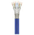 Фото #2 товара Wentronic CAT 7A+ Duplex Network Cable - S/FTP (PiMF) - blue - 100m - 100 m - Cat7a+ - S/FTP (S-STP)