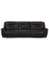 Lenardo 3-Pc. Leather Sofa with 3 Power Motion Recliners, Created for Macy's