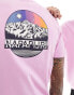 Napapijri Lahni Unisex t-shirt in light pink Розовый, M - фото #2