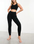 ASOS 4505 Hourglass Icon high waist soft touch yoga legging in black