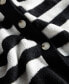 Фото #3 товара Women's Striped Sequin Cardigan, Created for Macy's