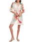Natori Crane Sheer Silk-Blend Tunic Women's