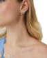 ფოტო #4 პროდუქტის Rhodium-Plated Cubic Zirconia Climber Earrings, Created for Macy's