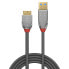 Фото #2 товара Lindy 1m USB 3.0 Type A to Micro-B Cable - Cromo Line - 1 m - USB A - Micro-USB B - USB 3.2 Gen 1 (3.1 Gen 1) - 5000 Mbit/s - Grey