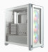 Фото #7 товара Corsair iCUE 4000X RGB - Midi Tower - PC - White - ATX - Plastic - Steel - Tempered glass - Gaming