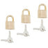 Фото #1 товара EUROMARINE Brass Padlock Set 3 Units