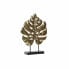 Фото #1 товара Фигура для декора ДКД Хоум Декор Чёрный Золотой Тропический лист растения 25,5 x 6 x 34 см