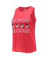 Фото #4 товара Пижама Concepts Sport женская, черно-красная, Georgia Bulldogs