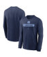 ფოტო #1 პროდუქტის Men's North Carolina Tar Heels 2024 Sideline Legend Performance Long Sleeve T-Shirt