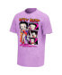Фото #2 товара Men's Purple Betty Boop Washed Graphic T-shirt