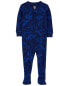 Baby 1-Piece Dinosaur Thermal Footie Pajamas 12M