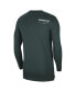 Фото #2 товара Men's Green Michigan State Spartans 2022 Coach Performance Long Sleeve V-Neck T-shirt