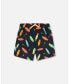 ფოტო #1 პროდუქტის Baby Boy Board short Above The Knee Black Printed Multicolor Surf - Infant