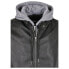 Фото #3 товара URBAN CLASSICS Hooded Jacket Fleece Fake Leather