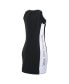 ფოტო #2 პროდუქტის Women's Black Boston Red Sox Colorblock Quarter-Zip Sleeveless Dress