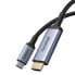Фото #4 товара Kabel przewód USB-C - HDMI 8K 60Hz elastyczny wytrzymały 1.5m czarny