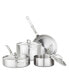 Фото #1 товара Professional 5-Ply Stainless Steel 7-Piece Cookware Set