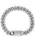 ფოტო #6 პროდუქტის Men's Crystal Stainless Steel Bracelet Watch 42mm Gift Set