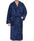 Lightweight Plush Shawl Collar Bathrobes