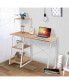 Фото #2 товара Стол для компьютера с полками Costway Study Writing Desk Workstation