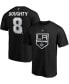 ფოტო #1 პროდუქტის Men's Drew Doughty Black Los Angeles Kings Authentic Stack Name and Number Team T-shirt