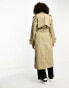 Mango oversized longline trench coat in beige Бежевый, XXXL - EU 46 - фото #4