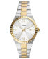 ფოტო #1 პროდუქტის Women's Scarlette Quartz Two-Tone Stainless Steel Bracelet Watch, 38mm