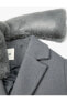 Фото #94 товара Пальто Koton Long Coat with Removable Faux Fur Trim