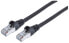 Фото #1 товара Intellinet Network Patch Cable - Cat7 Cable/Cat6A Plugs - 7.5m - Black - Copper - S/FTP - LSOH / LSZH - PVC - Gold Plated Contacts - Snagless - Booted - Polybag - 7.5 m - Cat7 - S/FTP (S-STP) - RJ-45 - RJ-45 - Black