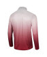 ფოტო #4 პროდუქტის Men's White, Cardinal Arkansas Razorbacks Laws of Physics Quarter-Zip Windshirt