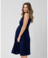 Фото #3 товара Maternity Knife Pleat Sleeveless Dress Blueprint
