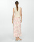ფოტო #2 პროდუქტის Women's Floral Midi Skirt