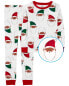 Фото #34 товара Kid 2-Piece Santa 100% Snug Fit Cotton Pajamas 4