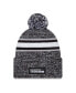 Men's Heather Black New York Jets 2023 Inspire Change Cuffed Knit Hat with Pom