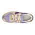 Diadora Mi Basket Low Metal Pigskin Used Lace Up Womens Purple Sneakers Casual