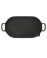 Фото #1 товара French Oval Cast Iron Grill Pan, 18-inch