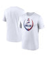 Фото #2 товара Men's White Buffalo Bills Icon Legend Performance T-shirt