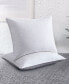 2 Pack Premium 100% Cotton Down-Around Design Down Feather Bed Pillow Set, Standard