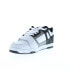 Фото #8 товара DC Stag 320188-HYB Mens White Leather Lace Up Skate Inspired Sneakers Shoes