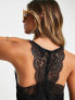 Фото #4 товара Vero Moda lace trim cami top in black