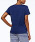 Women's Sleepwell Solid S/S V-Neck T-Shirt with Temperature Regulating Technology