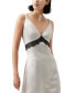 Women's Ennis Satin Lace-Trim Dress