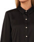 Фото #3 товара Women's Luxe Satin Imitation Pearl Button Down Blouse